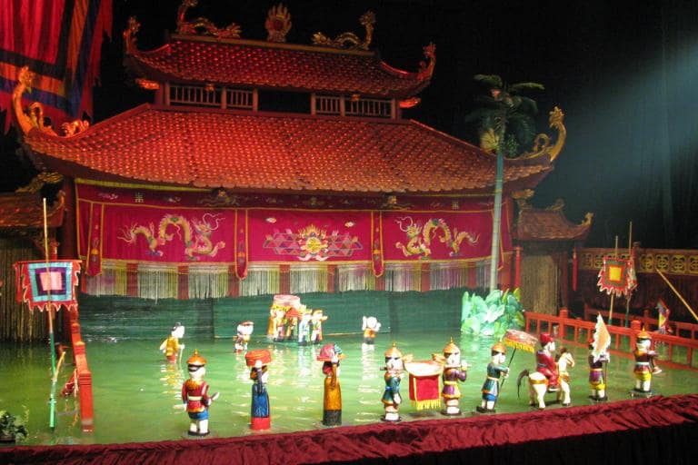 Thang Long Water Puppet Theater, near Hoan Kiem Lake, offers daily shows with tickets from VND 100,000 to VND 200,000.