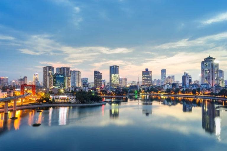 Hanoi spans an impressive 3,358 km², blending tradition and modernity across its vast area.