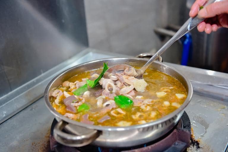 Pho Sapa's broth is deeply flavorful, featuring wild herbs like reishi mushrooms and local mountain spices.