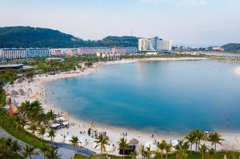 Do Son Beach in Hai Phong is known for its peaceful atmosphere, golden sand, and calm waters.