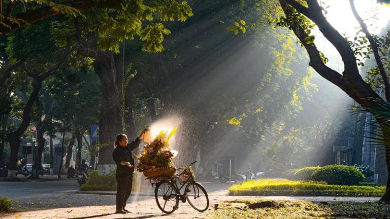 The best time to visit Hanoi is in autumn, when the weather is cool and the scenery beautiful.