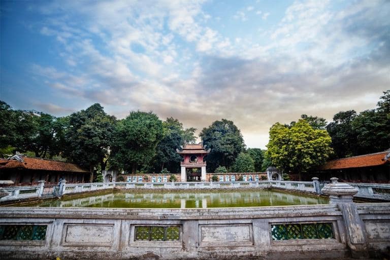 Temple of Literature - Vietnam's first university, a symbol of Confucian education and cultural heritage.