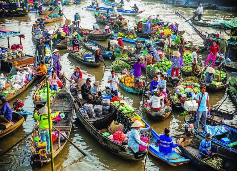 Floating Markets in Vietnam