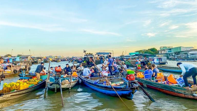 Floating Markets in Vietnam