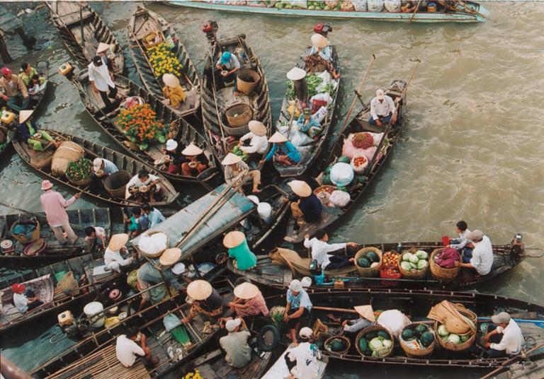 Floating Markets in Vietnam