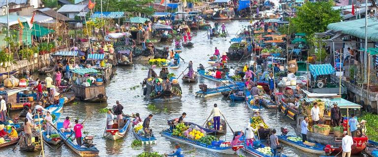 Floating Markets in Vietnam