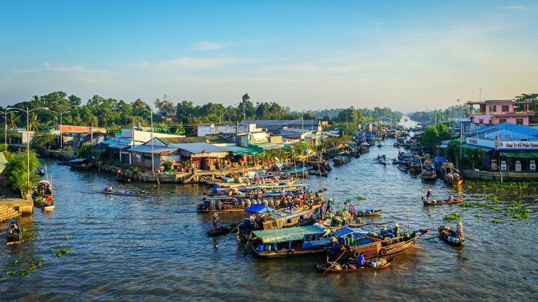 Floating Markets in Vietnam