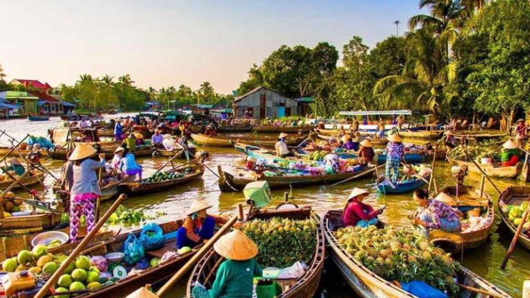 Floating Markets in Vietnam