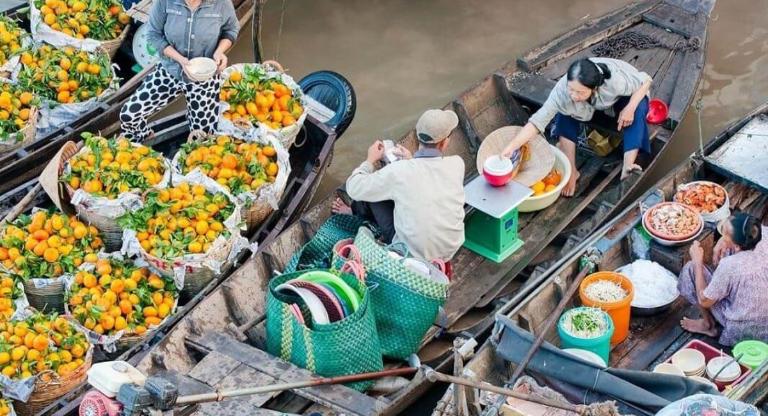 Floating Markets in Vietnam