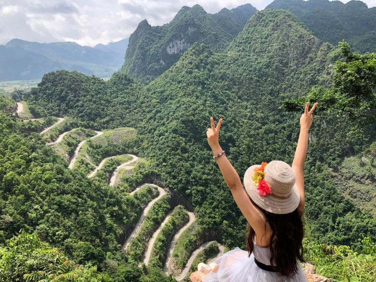 Me Pja Pass in Cao Bang