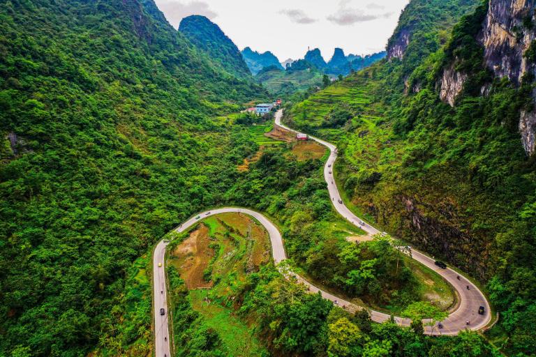 Me Pja Pass in Cao Bang