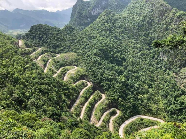 Me Pja Pass in Cao Bang