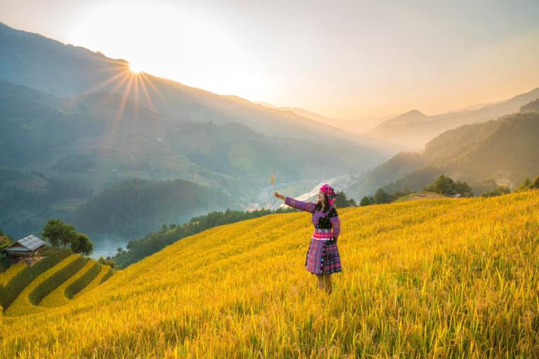 Mu Cang Chai and Tram Tau are located in the stunning northern mountains of Vietnam.