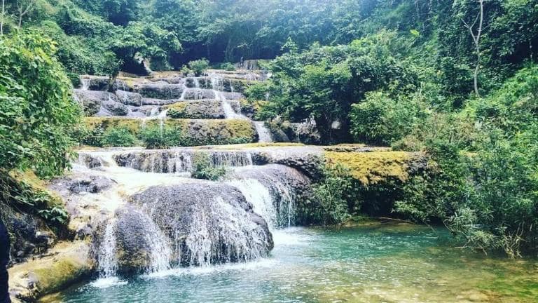 Hieu Waterfall captivates with its cascading streams and pristine surrounding forests.