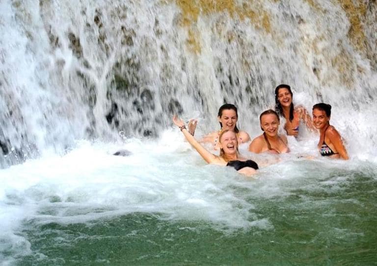 Muon Waterfall in Pu Luong is a tranquil retreat for hikers and nature lovers.