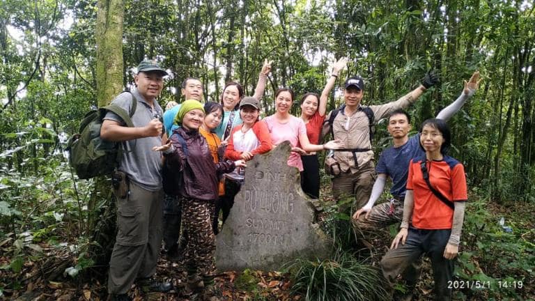 Pu Luong Peak, standing at 1,700 meters, rewards trekkers with stunning panoramic views.