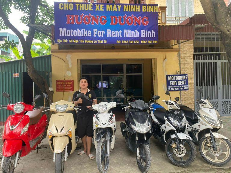 Preparation for a Ninh Binh Motorbike Tour