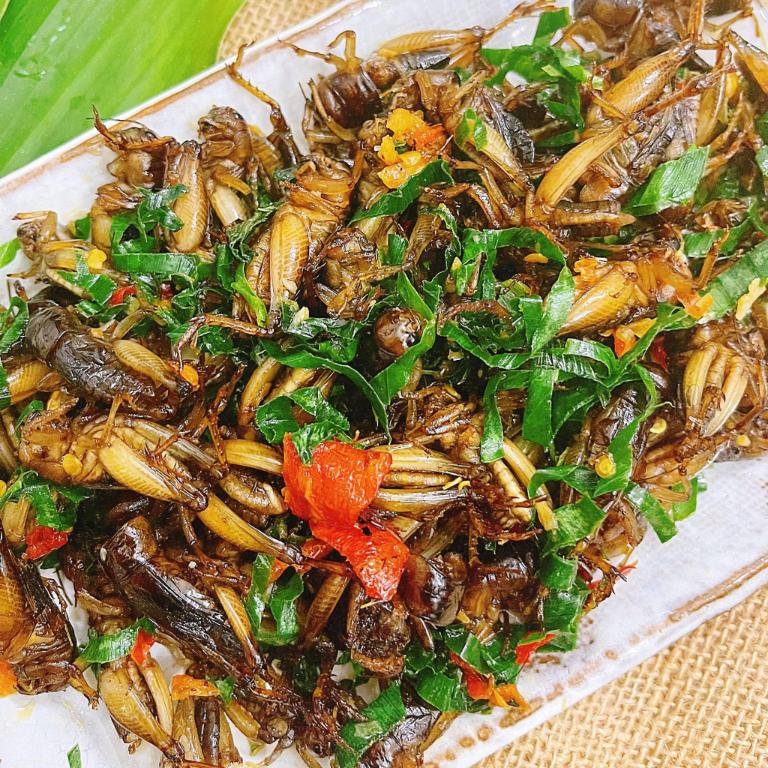 Yen Bai Stir-Fried Larvae