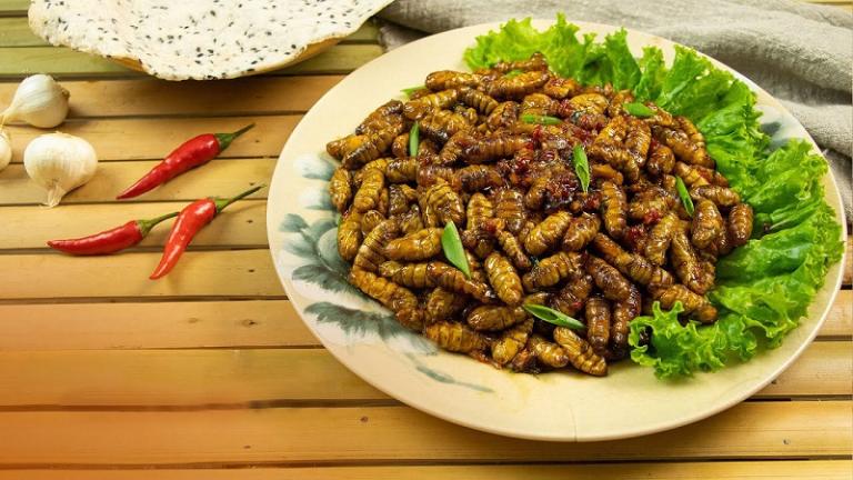 Yen Bai Stir-Fried Larvae