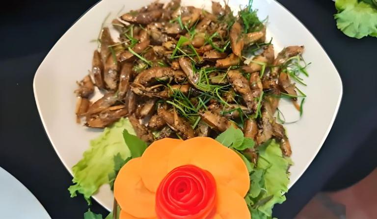 Yen Bai Stir-Fried Larvae