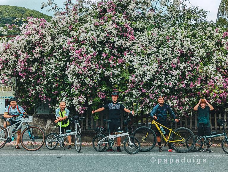 Cycling in Halong Bay