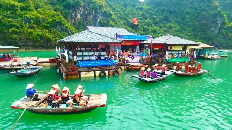 Floating Villages in Halong Bay