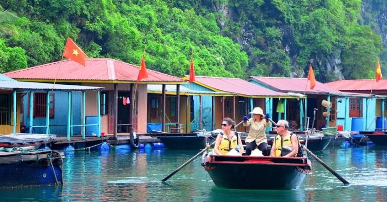 Floating Villages in Halong Bay