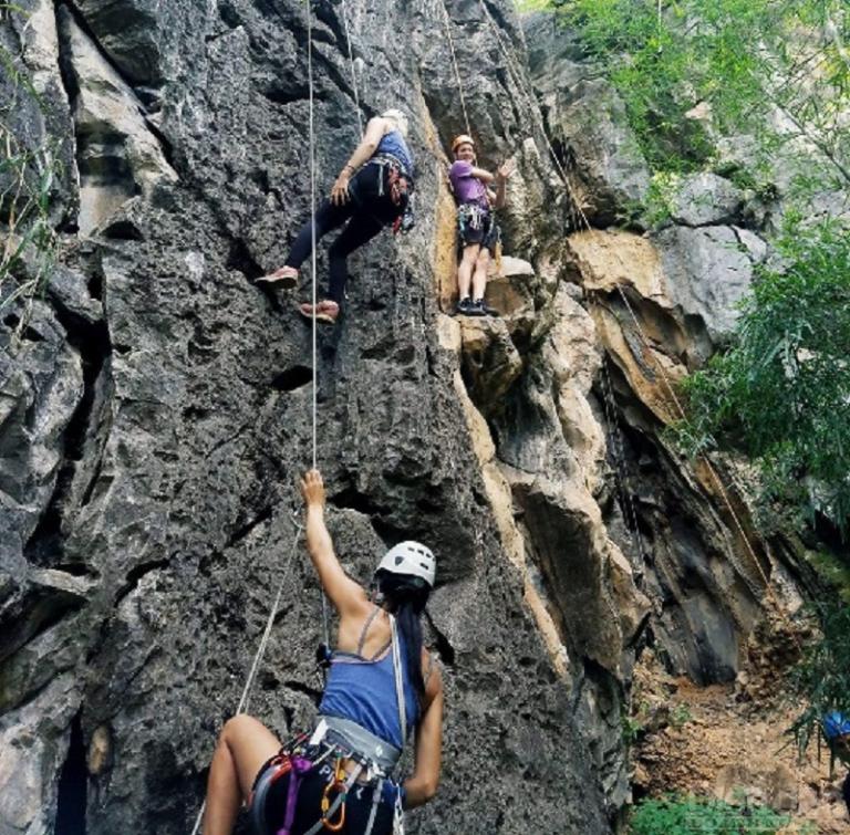 Halong Bay Climbing