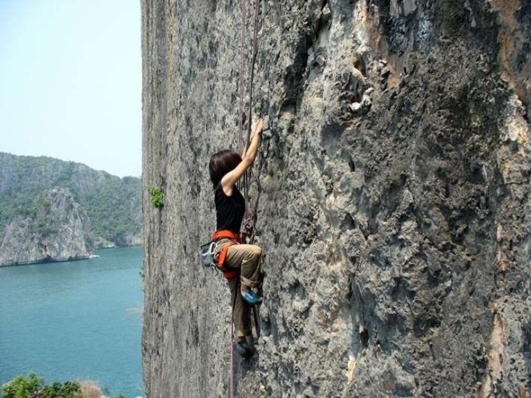 Halong Bay Climbing