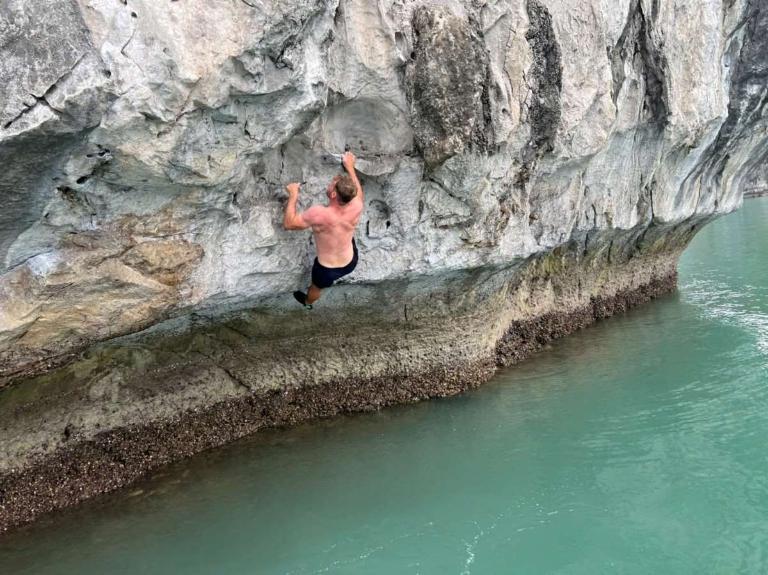 Halong Bay Climbing