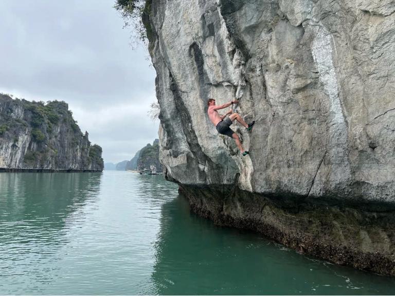 Halong Bay Climbing