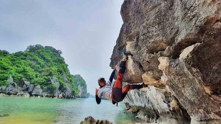 Halong Bay Climbing