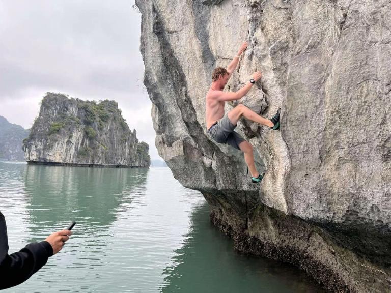 Halong Bay Climbing