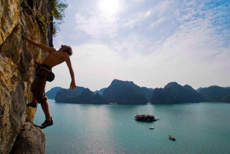 Halong Bay Climbing