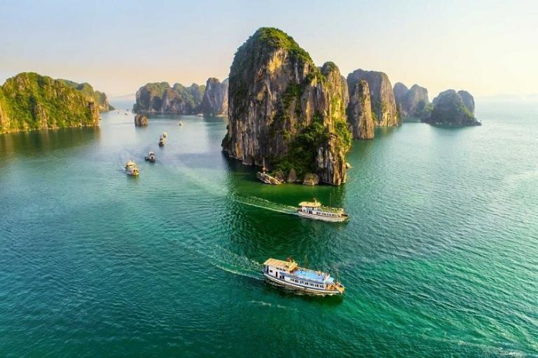 Islets in Halong Bay