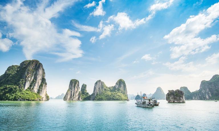 Islets in Halong Bay